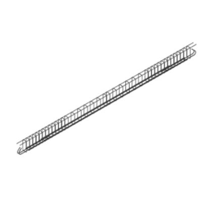 Armature acier poutre Vulcain (portée 2.10 à 2.60m) 12 x 20cm 3.00ml