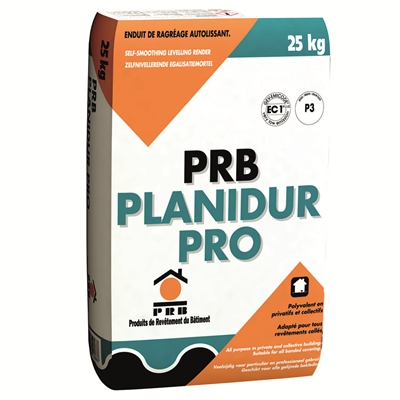 Ragréage autolissant P3 p/ sol int. 1 à 10mm Planidur Pro sac 25kg