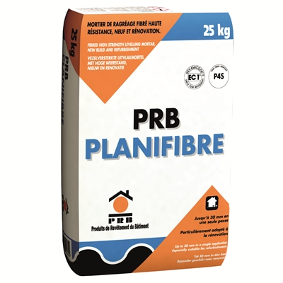 Ragréage autolissant fibré P4S p/ sol int. ext. 3 à 30mm Planifibre sac 25kg