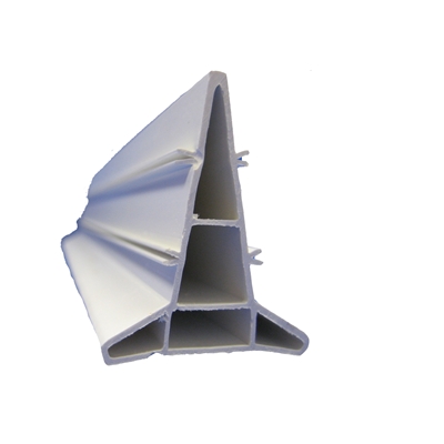 Règle joint pvc p/ dalle béton Toffolo 40S ht. 40mm 3.00ml Gris