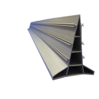 Règle joint pvc p/ dalle béton Toffolo 80S ht. 80mm 5.00ml Gris