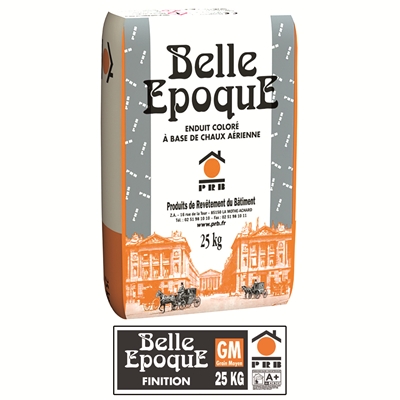 Enduit monocouche base chaux grain moyen Belle Epoque GM sac 25kg Jaune Tourraine 003