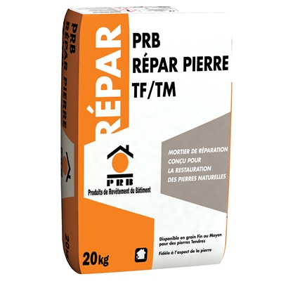 Mortier de réparation p/ pierre de taille tendre PRB Répar Pierre TF sac 20kg Bergerac