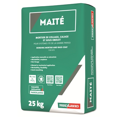 Mortier de collage-calage & sous enduit p/ ITE Maité sac 25kg