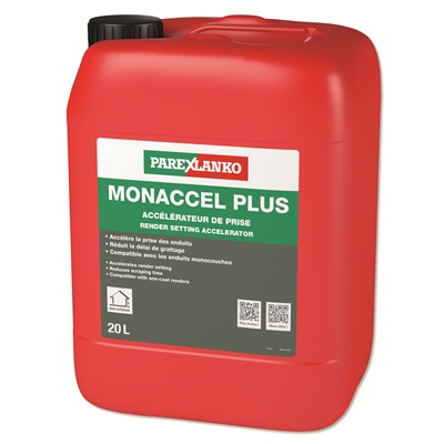 Accélérateur de prise p/ enduit monocouche Monaccel Plus (Axel 3000) bidon 20L