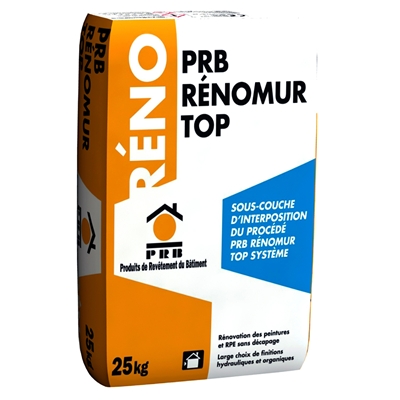 Sous couche d'interposition p/ façade PRB Rénomur Top sac 25kg Blanc