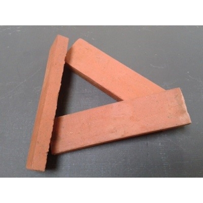 Plaquettes G1 calibrées ép. 20mm 6 x 22cm Rouge boîte de 33 = 0.5m² joint compris