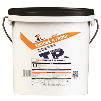 Emulsion de bitume p/ réparation de voirie PRB Enrobé à Froid seau 25kg Noir