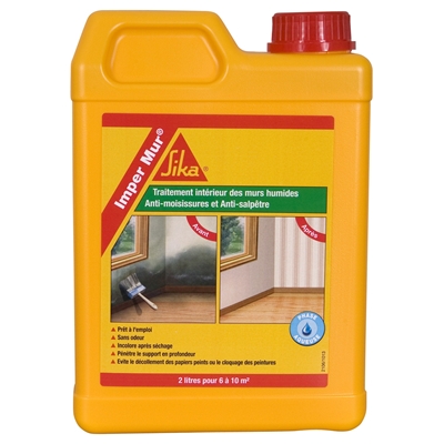 Resine p/ traitement des murs humides Sika Imper Mur bidon 2L