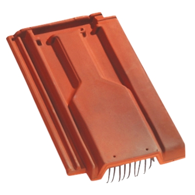 Tuile chatière de ventilation (33cm²) + grille 215.20 acc. commun Rouge 073 Edilians