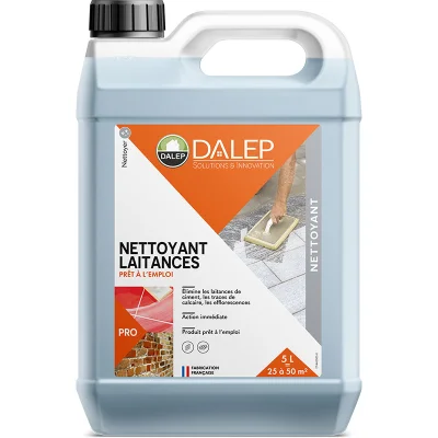 Nettoyant laitances de ciment prêt à l'emploi Dalep bidon 5L
