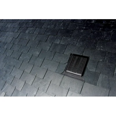 Chatière de ventilation zinc plate Ardovent (section 84cm2) Prépatiné