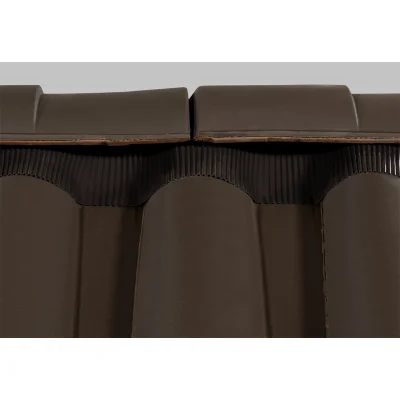 Closoir souple ventilé tout alu Lahe-Roll 290mm x 10ml Brun