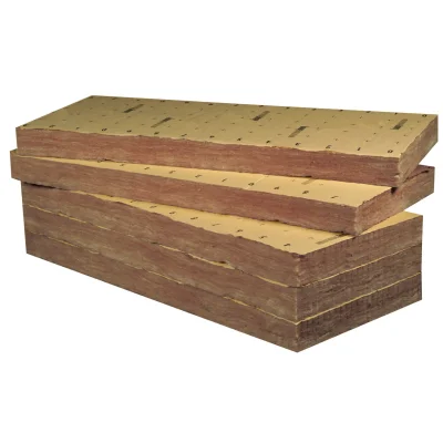 Laine de verre panneau TP 238 + kraft ép. 100mm 60cm x 1.35ml colis de 5 R=3.15m² K/W
