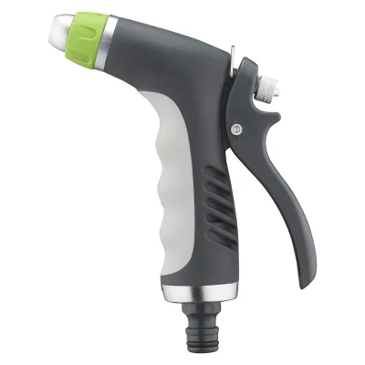 Pistolet d'arrosage plastique lance jet réglable bi-matière Aroz raccord automatique