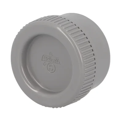 Tampon de visite pvc MF avec bouchon D. 63mm FL Gris