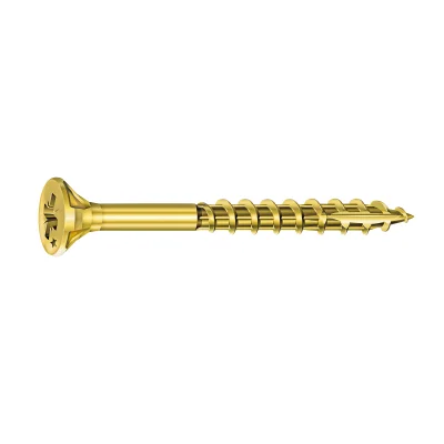 Vis bois-panneau T.F acier bichro. F.P Rocket PZ3 D. 6.0 x 140mm boîte de 50