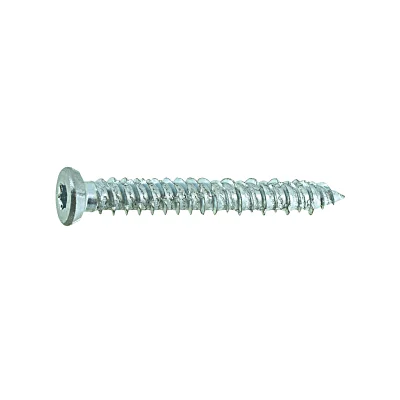 Vis à béton acier bichromaté emp. étoile TX30 D. 7.5 x 112mm boîte de 24