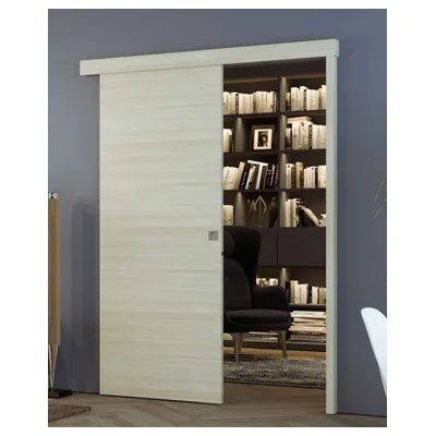 Kit Xterna brut p/ porte coulissante en applique 80kg + amortisseur simple frein Scrigno