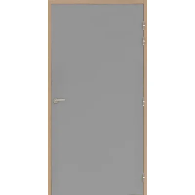 B.P prépeint Coupe Feu EI30 Plane à rive droite bati pin 68/57mm 204 x 93cm G.P serrure 1 point