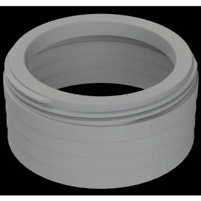 Rehausse polyéthylène ajustable 20 à 10 cm D. 55cm ht. 25cm p/ fosse inf. à 5000L