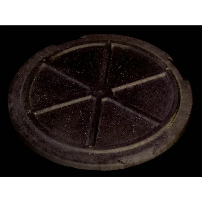 Couvercle à visser polyéthylène D. 56cm p/ fosse toutes eaux P.E & béton