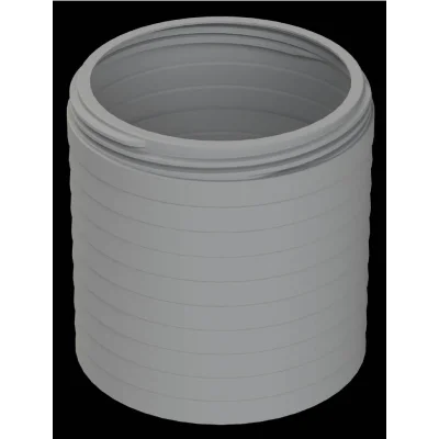 Réhausse polyéthylène ajustable 10 à 50cm D. 55cm ht. 56cm p/ fosse béton et P.E FAN =< 5000L