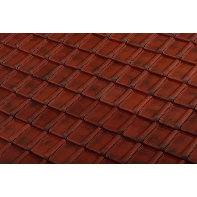 Fronton p/ faîtière ronde ventilée acc. commun 367XL Rouge Flammé Terreal