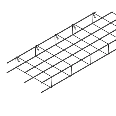 Armature acier de fondation semelle renforcée F68 40 x 20cm (6HA8) E= 30cm 6.00ml