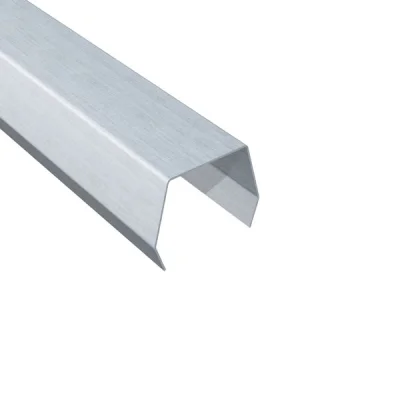 Couvre joint zinc p/ faîtage ép. 0.65mm dév. 166mm 2.00ml Naturel