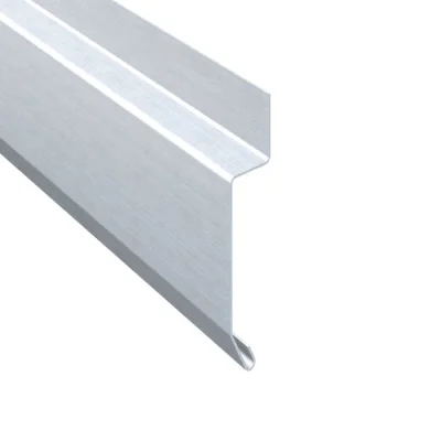 Bande zinc solin à biseau ép. 0.65mm dév. 100mm 2.00ml Naturel