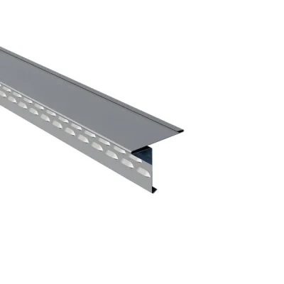 Bande zinc d'égout ventilé ép. 0.65mm dév. 250mm 2.00ml Naturel