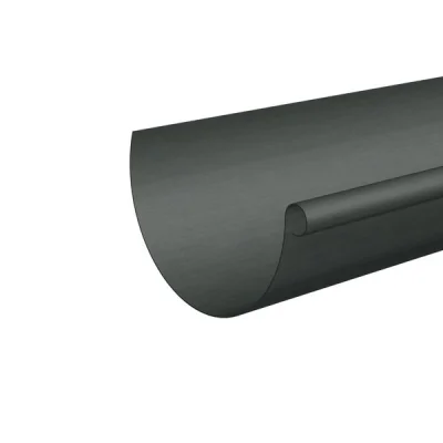 Gouttière zinc 1/2 ronde ép. 0.65mm dev. 250mm 4.00ml Granum Extra Basalte