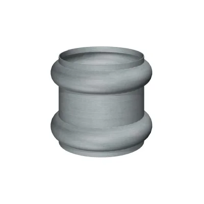 Bague zinc extensible double p/ tuyau D. 100mm Granum Extra Granite