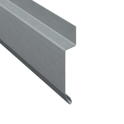 Bande zinc solin à biseau ép. 0.65mm dév. 100mm 2.00ml Granum Extra Granite