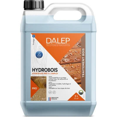 Imperméabilisant bois effet perlant Hydrobois bidon 5L Incolore
