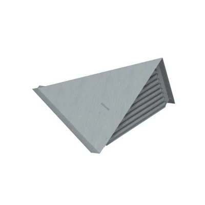 Chatière zinc à souder triangulaire (ventilation 47cm²) Granum Extra Granite