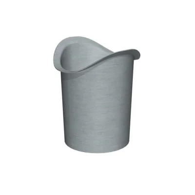 Naissance zinc à souder cylindrique (moignon) sortie D. 80mm Granum Extra Granite