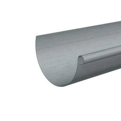 Gouttière zinc 1/2 ronde ép. 0.65mm dev. 250mm 4.00ml Granum Extra Granite