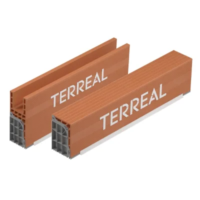 Coffre léger T.C Porotherm p/ volet roulant CL 090 ép. 200 x 314mm 1.09ml