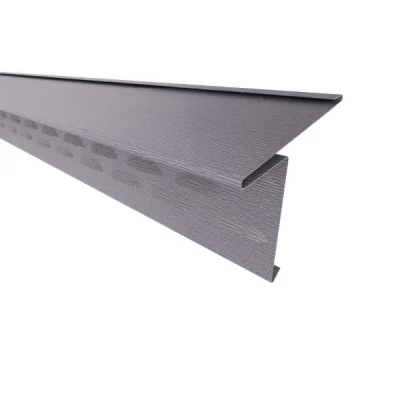Bande zinc d'égout ventilé ép. 0.65mm dév. 250mm 2.00ml Granum Extra Granite