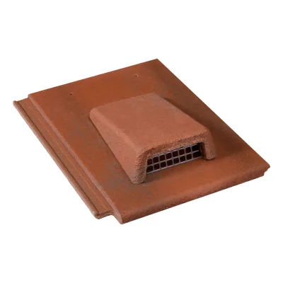 Tuile chatière de ventilation grillagée (25cm²) acc. commun NT042 Rouge Vieilli 90 (Palissandre 40)