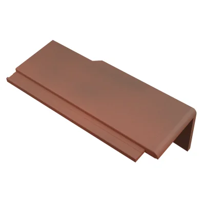 Demi-tuile de rive droite (1.5-1.7/ml) acc. commun NT027 Rouge Vieilli 90 (Palissandre 40) Monier