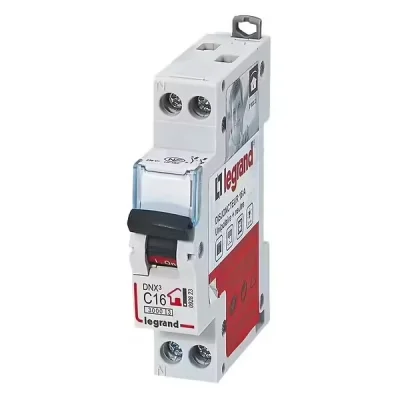Disjoncteur DNX unip. + neutre 230V 16A R.92823 LEGRAND