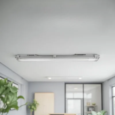 Réglette à Leds étanche IP65 2 x 24W 1.50ml Blanc SIANCE