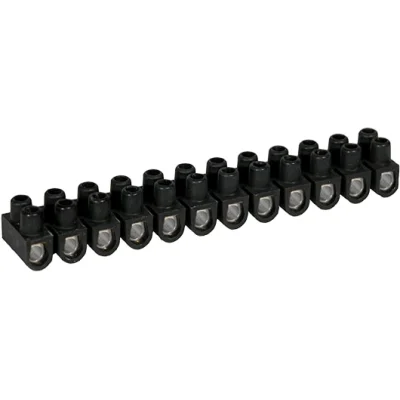 Barettes de connexion 10mm² noir EUR'OHM