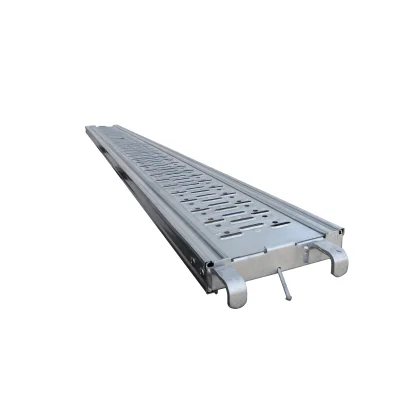 Plancher acier Galva 300mm x 3.00ml charge maxi 450kg/m² p/ échafaudage Vito 49