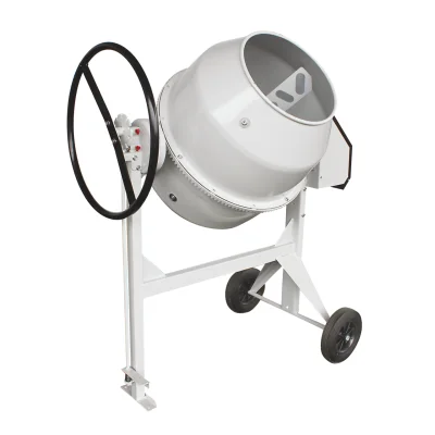 Bétonnière électrique B165 mono 700W malaxage cuve 140L Grise