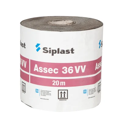 Feutre bitumé bande d'arase Assec 36 VV rouleau 200mm x 20ml