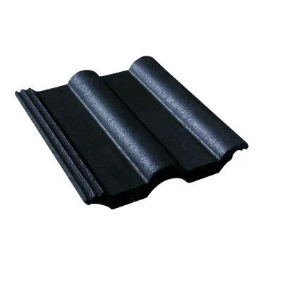 Tuile G.M Double Romane (9.6 à 11.3/m²) 330 x 420mm DY001 Noir 02